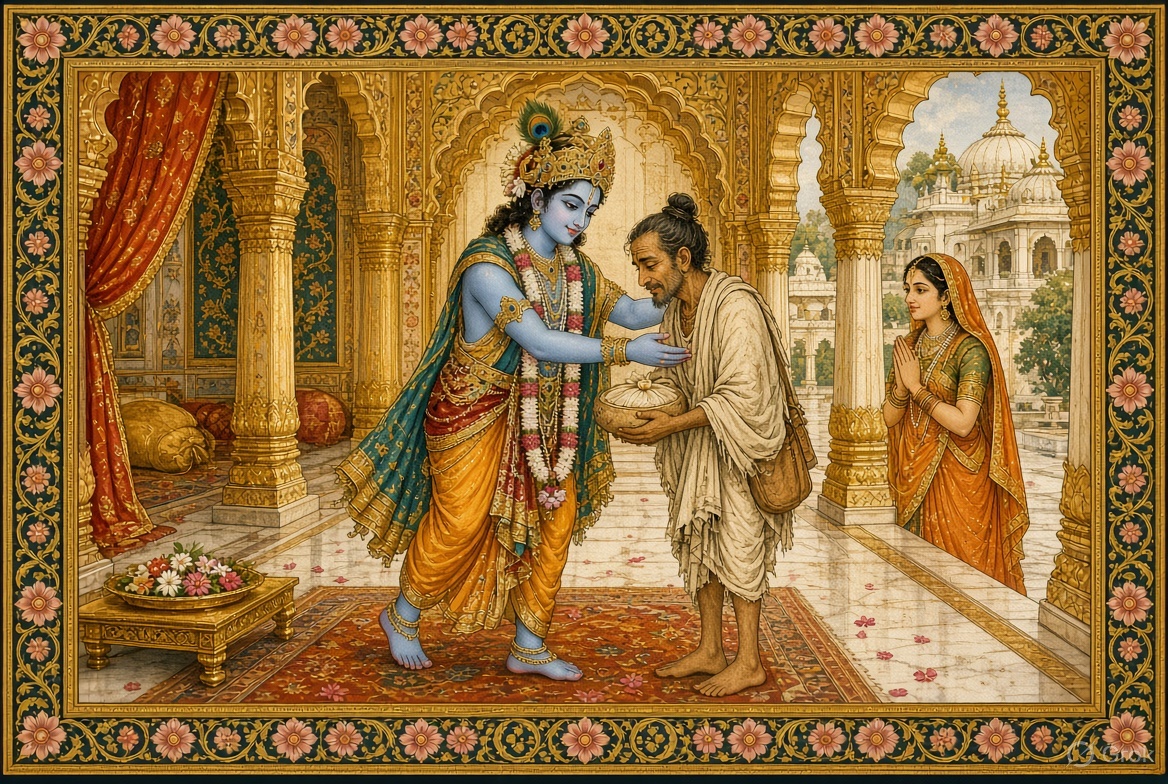 Krishna and Sudama